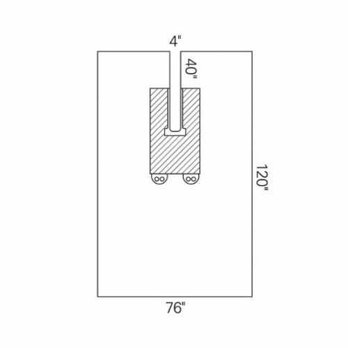 General Purpose Drape Pack U-Bar Pack II 88321 Case/5