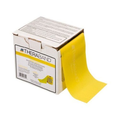 Exercise Resistance Band TheraBand Yellow 6 Inch X 50 Yard X-Light Resistance 20120 Roll/1