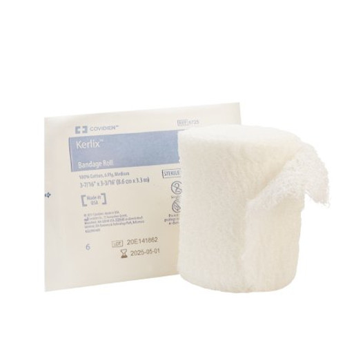 Fluff Bandage Roll Kerlix Gauze 6-Ply 3-4/10 Inch X 3-6/10 Yard Roll Shape Sterile 6725