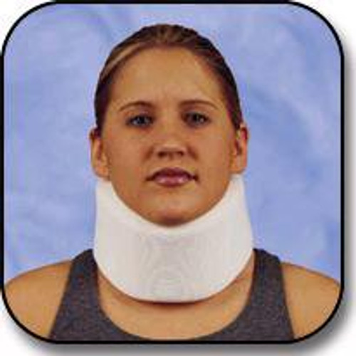 Cervical Collar DeRoyal Lo-Contour Contoured / Firm Density Adult Medium One-Piece 3 Inch Height 17 Inch Length 20203 Each/1