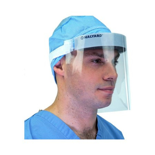 Face Shield Halyard One Size Fits Most Full Length Anti-fog Disposable NonSterile 41204