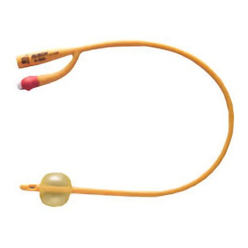 Foley Catheter Rusch Gold 2-Way Standard Tip 30 cc Balloon 14 Fr. Silicone Coated Latex 180730140