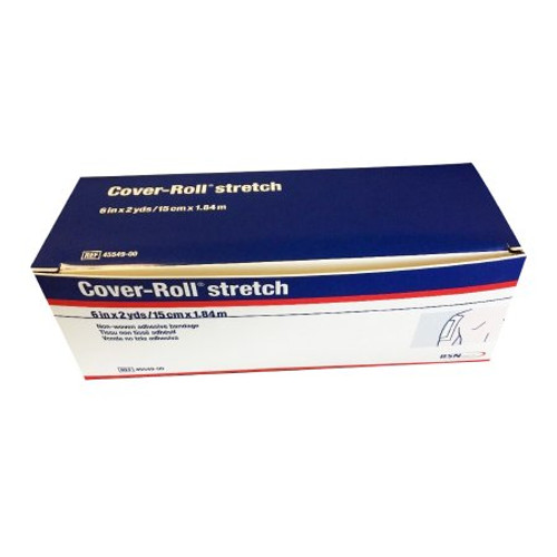 Dressing Retention Tape with Liner Cover-Roll Stretch Nonwoven Polyester 6 Inch X 2 Yard White NonSterile 45549