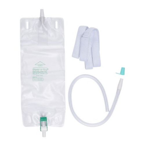 Urinary Leg Bag Bard Dispoz-a-Bag Anti-Reflux Valve Sterile 950 mL Vinyl 150832