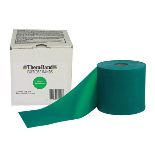 Exercise Resistance Band TheraBand Green 6 Inch X 50 Yard Level 3 Resistance 20140 Roll/1