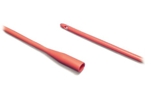 Urethral Catheter Dover Straight Tip Hydrophilic Coated Red Rubber 14 Fr. 12 Inch 8414