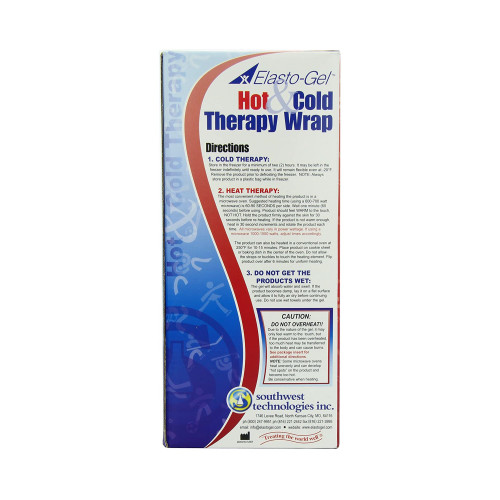 Hot / Cold Therapy Wrap with Cover Elasto-Gel General Purpose 9 X 24 Inch Spandex / Poly-Cotton / Elasto-Gel Reusable TW6010 Each/1 Hot / Cold Therapy Wrap with Cover Elasto-Gel General Purpose 9 X 24 Inch Spandex / Poly-Cotton / Elasto-Gel Reusable TW6010 Each/1