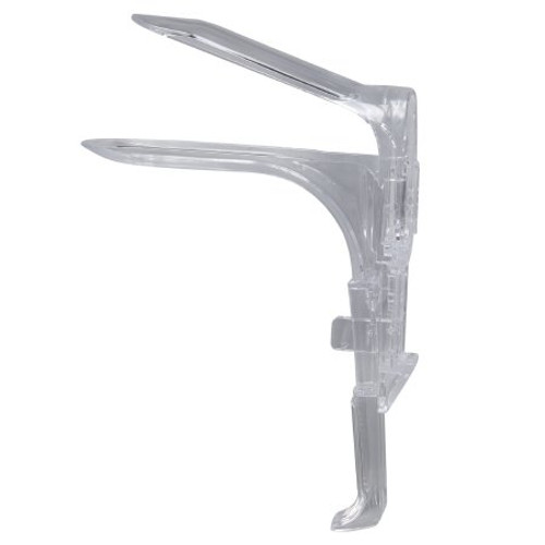 Vaginal Speculum McKesson Graves NonSterile Office Grade Plastic Medium Double Blade Duckbill Disposable Without Light Source Capability 11-8310