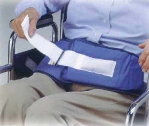Chair Waist Belt Restraint Resident-Release Soft-Belt One Size Fits Most Hook and Loop Closure 1-Strap 301255 Each/1