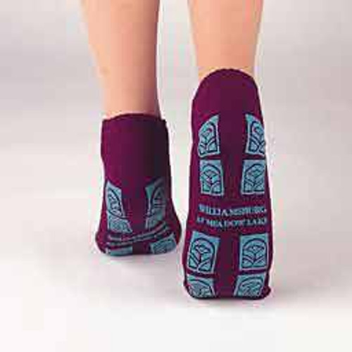 Slipper Socks TredMates Medium Royal Blue Ankle High 3826