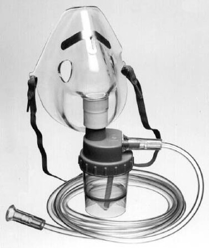 B F Medical Handheld Nebulizer Kit Small Volume 15 mL Medication Cup Universal Aerosol Mask Delivery 64085