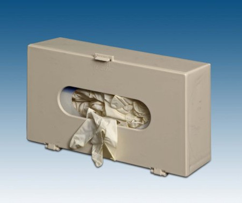 Glove Box Holder Horizontal or Vertical Mounted 1-Box Capacity Beige 4 X 7 X 11-3/4 Inch Plastic 1210