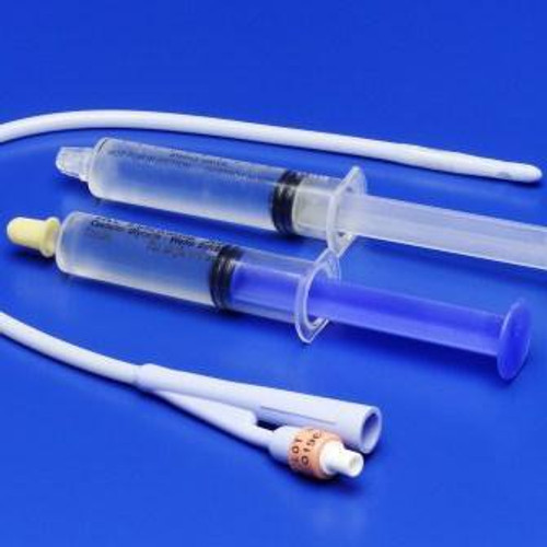Indwelling Catheter Kit Dover 2-Way Foley 16 Fr. Silicone 8887606161