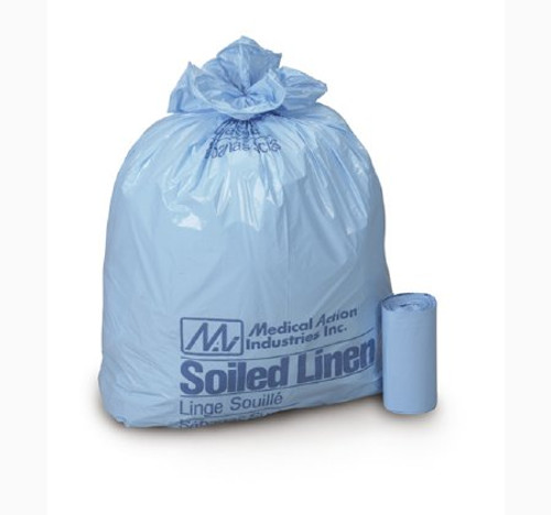 Biohazard Laundry Bag Medegen Medical Products Yellow Bag Polyethylene 30-1/2 X 43 Inch RS304314Y Case/10