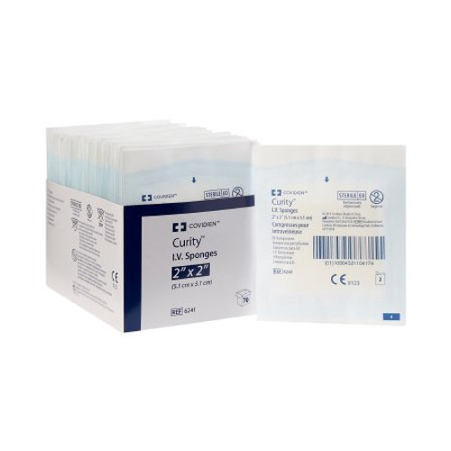 Split Sponge Curity Nonwoven 2 X 2 Inch Sterile 6241