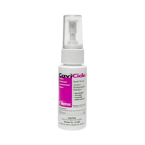 CaviCide Surface Disinfectant Cleaner Alcohol Based Pump Spray Liquid 2 oz. Bottle Alcohol Scent NonSterile 13-1002