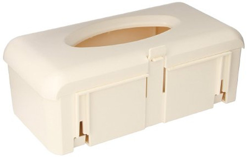 Glove Box Holder BD Horizontal Mounted 1-Box Capacity Ivory 4-1/4 X 7 X 12 Inch Plastic 305448