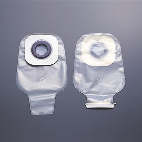 Colostomy Pouch Karaya 5 One-Piece System 12 Inch Length 7/8 Inch Stoma Drainable 3608 Box/10
