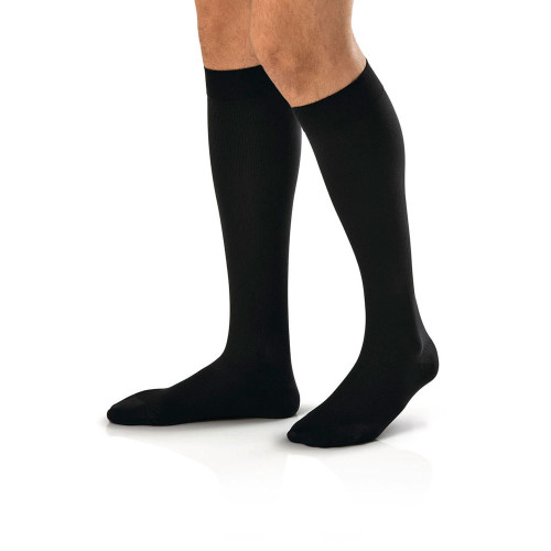 Compression Socks JOBST for Men Classic Knee High Large Black Closed Toe 110303 Pair/1