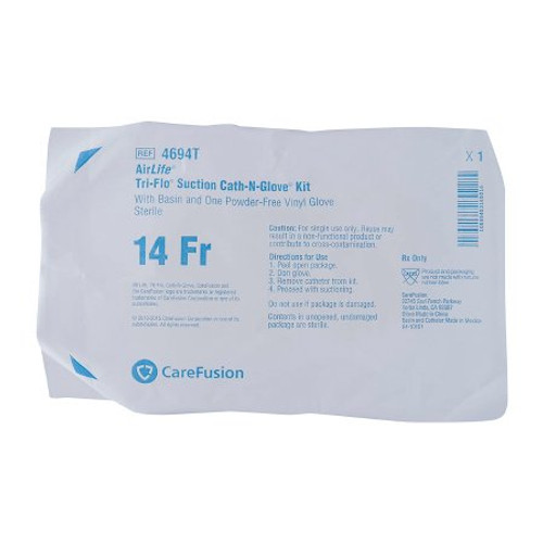 Suction Catheter Kit AirLife Cath-N-Glove 14 Fr. NonSterile 4694T