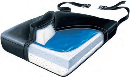 Level Seat Cushion Slide Guard 18 W X 16 D X 2 H Inch Foam / Gel 751265 Each/1