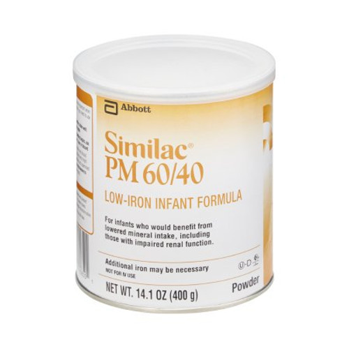 Infant Formula Similac PM 60 / 40 Low Iron 14.1 oz. Can Powder 00850