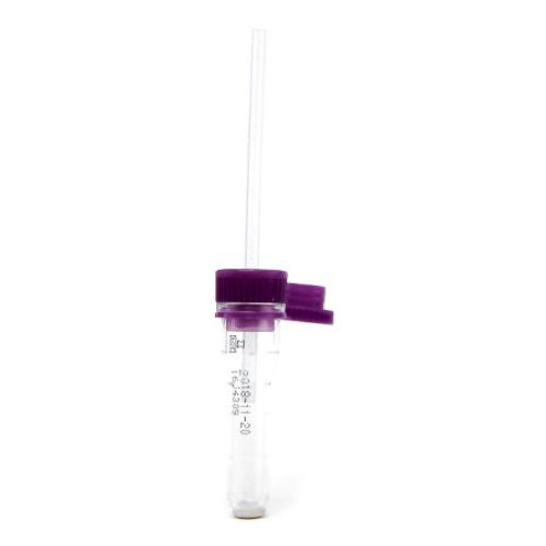 Safe-T-Fill Capillary Blood Collection Tube Whole Blood Tube K2 EDTA Additive 10.8 X 46.6 mm 200 L Purple Pierceable Attached Cap Plastic Tube 077051