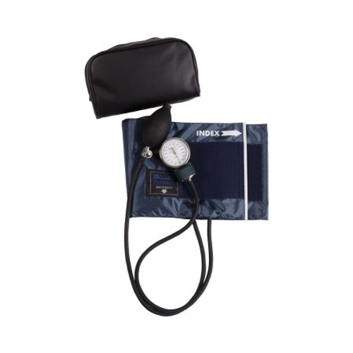 Aneroid Sphygmomanometer with Cuff Mabis Precision 2-Tubes Pocket Size Hand Held Adult Large Cuff 01-140-016 Each/1