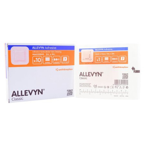 Foam Dressing Allevyn Adhesive 3 X 3 Inch Square Adhesive with Border Sterile 66020043