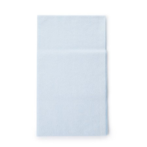 Stretcher Sheet McKesson Flat 40 W X 72 L Inch Blue Tissue / Poly Disposable 18-925 Case/50