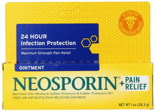 First Aid Antibiotic with Pain Relief Neosporin Pain Relief Ointment 1 oz. Tube 00501370401 Each/1