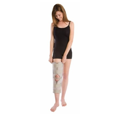 Knee Immobilizer ProCare One Size Fits Most Hook and Loop Closure 20 Inch Length Left or Right Knee 79-80020 Each/1