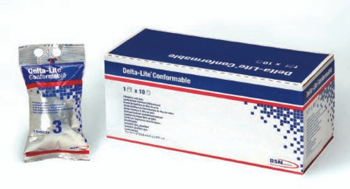 Cast Tape Delta-Lite Conformable 4 Inch X 12 Foot Fiberglass Black 6064 Case/10