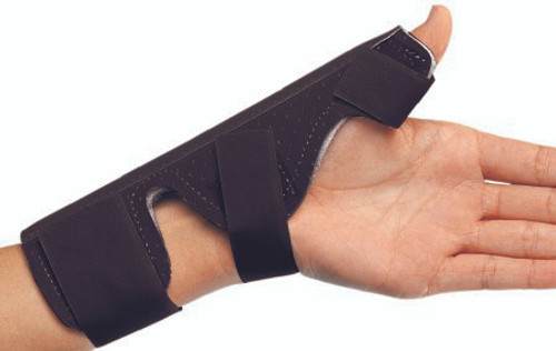 Thumb Splint ProCare One Size Fits Most Hook and Loop Closure Left or Right Hand Beige 79-92170 Each/1