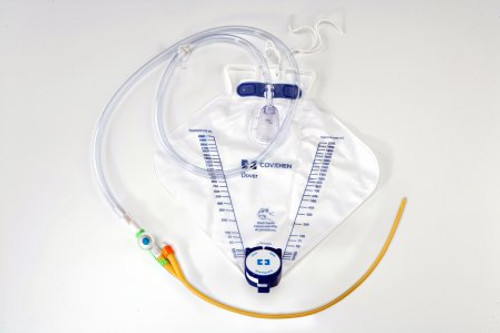 Indwelling Catheter Tray Curity Ultramer 2-Way Foley 18 Fr. 5 cc Balloon Hydrogel Coated Latex 8948