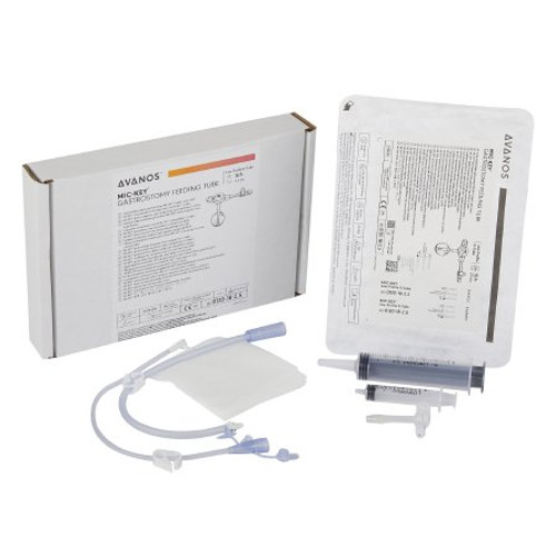 Gastrostomy Feeding Tube Kit MIC-Key 18 Fr. 2.5 cm Tube Silicone Sterile 0120-18-2.5 Each/1