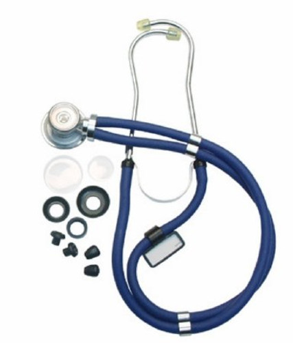 Sprague Stethoscope Adscope Blue 2-Tube 22 Inch Tube Double-Sided Chestpiece 602BL Each/1