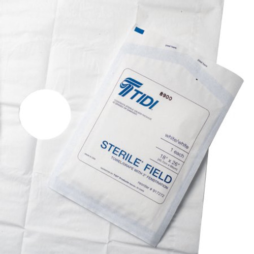 Surgical Drape Tidi Towel Drape 18W X 26 L Inch Sterile 917272