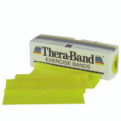 Exercise Resistance Band TheraBand Yellow 5 Inch X 6 Yard X-Light Resistance 10-1000 Each/1