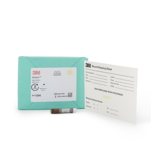 Attest Rapid Readout Sterilization Biological Indicator Pack Steam 1296 Case/25