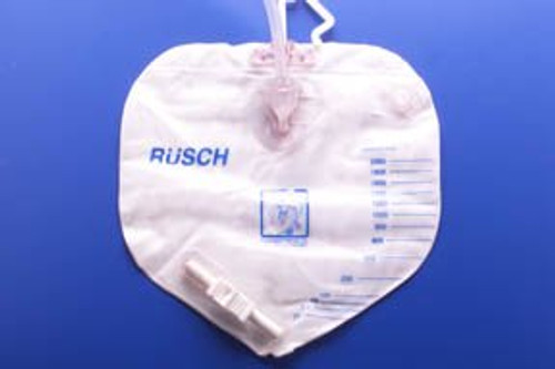 Urinary Drain Bag Rusch Premium Anti-Reflux Valve Sterile 2000 mL Vinyl 390000