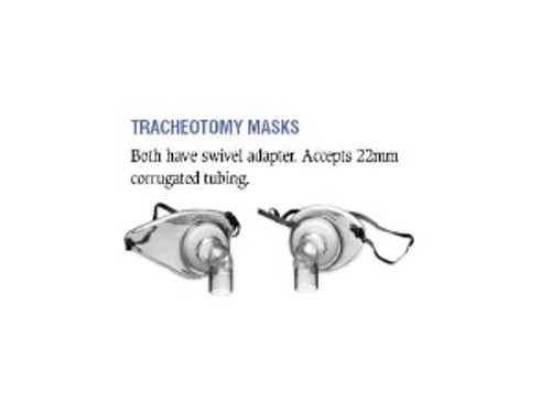 Tracheostomy Mask B F Medical Collar Style Pediatric Adjustable Head Strap 61076
