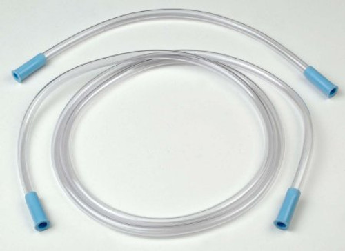 Suction Connector Tubing Gomco 15 Inch Length / 6 Foot Length 0.25 Inch I.D. Sterile Female Connector Clear Smooth OT Surface PVC S610100 Each/1