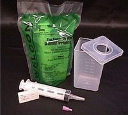 Enteral Feeding / Irrigation Syringe 60 mL Pole Bag Catheter Tip / Luer Adapter Tip Without Safety AB138