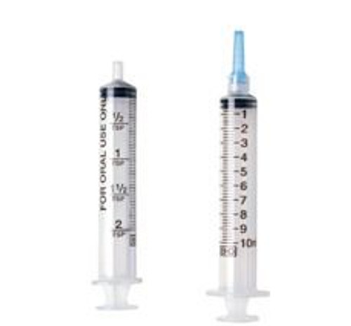 Oral Medication Syringe 5 mL Bulk Pack Oral Tip Without Safety 305218
