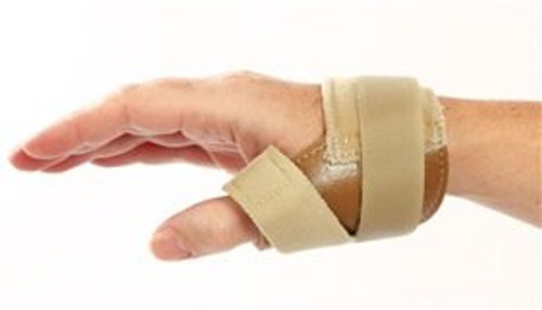 Thumb Support Freedom Thumb Stabilizer Adult Large D-Ring / Hook and Loop Strap Closure Right Hand Beige 5109/NA/RL Each/1