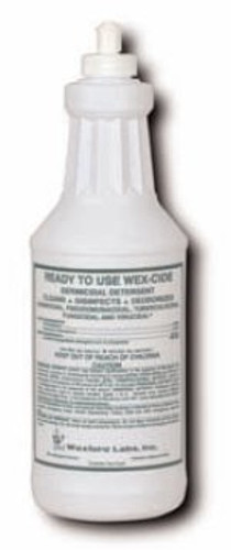 Wex-Cide Surface Disinfectant Cleaner Quaternary Based Manual Squeeze Liquid 1 Quart Bottle Citrus Scent NonSterile 2120-02