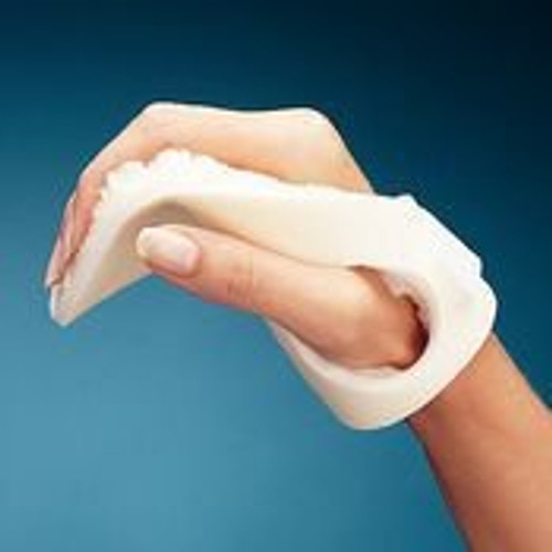 Palm Protector Rolyan Economical Foam / Simulated Sheepskin Right Hand Cream / White One Size Fits Most 790501 Pack/1