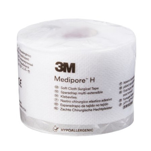 Medical Tape 3M Medipore H Perforated Soft Cloth 2 Inch X 10 Yard White NonSterile 2862