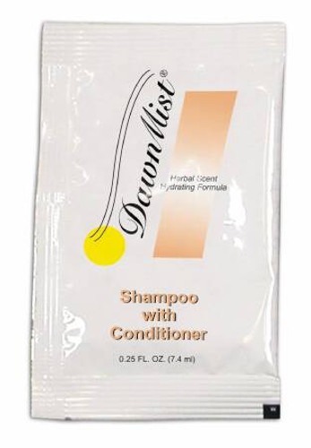 Shampoo and Conditioner DawnMist 0.25 oz. Individual Packet Herbal Scent PSC70